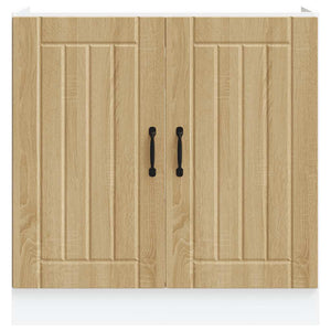 Ντουλάπι βάσης νεροχύτη "Lucca" Sonoma Oak Engineered Wood - Pakobazaar