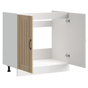 Ντουλάπι βάσης νεροχύτη "Lucca" Sonoma Oak Engineered Wood - Pakobazaar