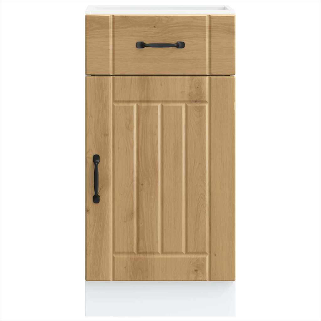 ντουλάπι βάσης κουζίνας Lucca Δρυς τεχνίτης κατασκευασμένο ξύλο