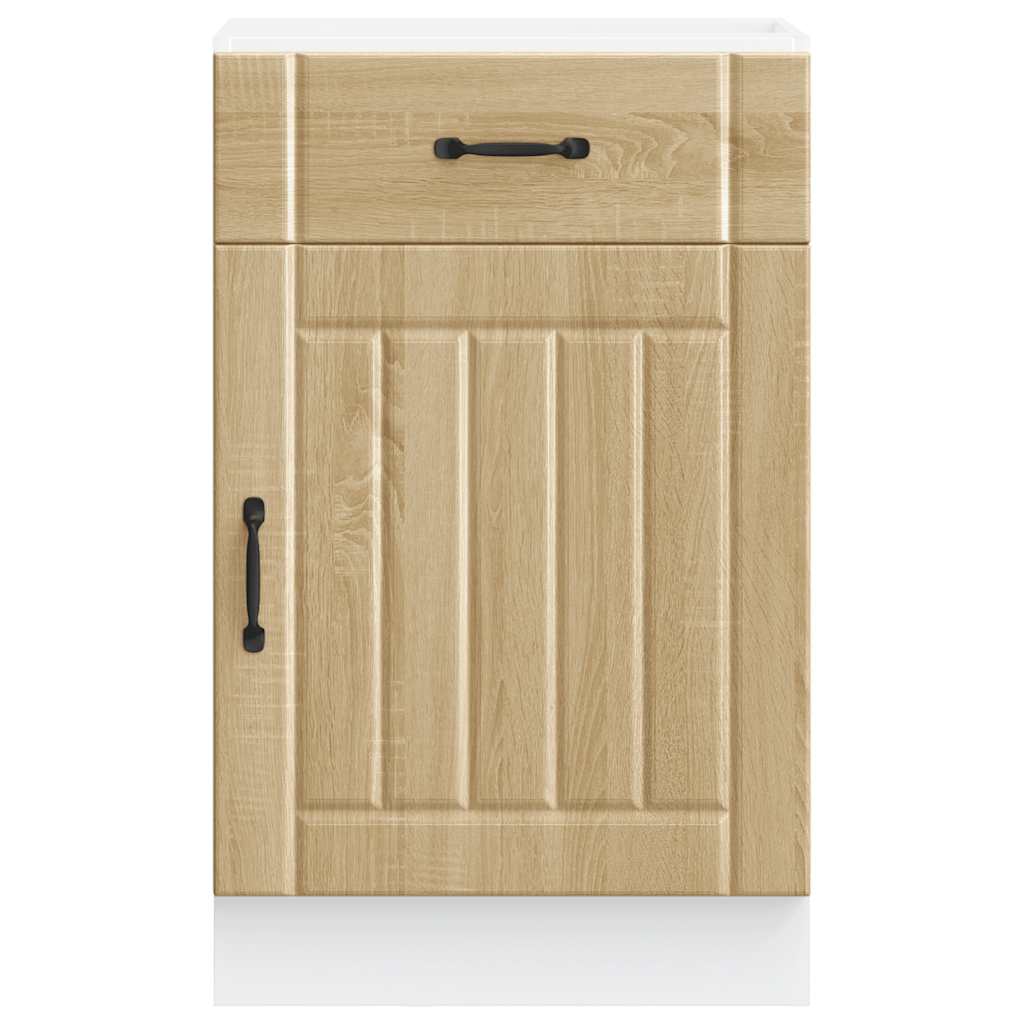 ντουλάπι βάσης κουζίνας Lucca Δρυς sonoma κατασκευασμένο ξύλο