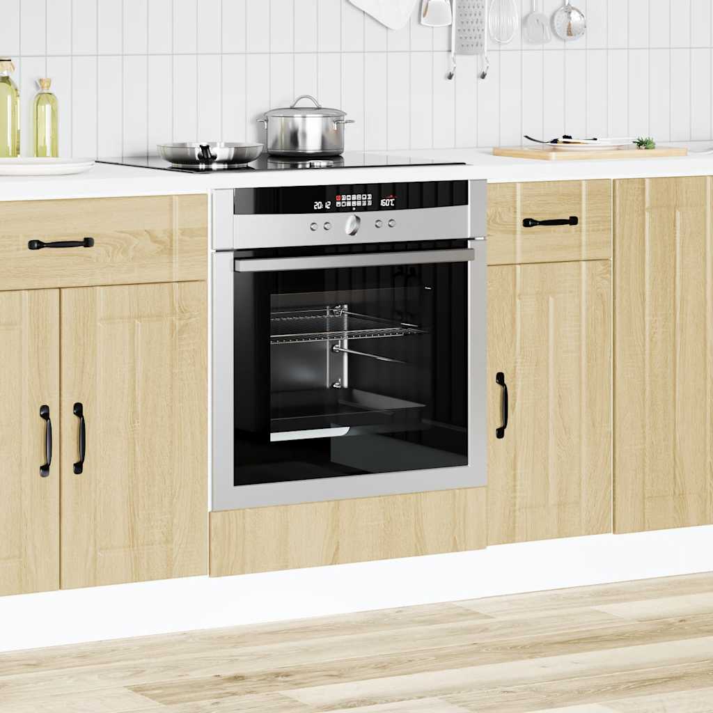 ντουλάπι φούρνου  "Lucca" Sonoma Oak Engineered Wood - Pakobazaar