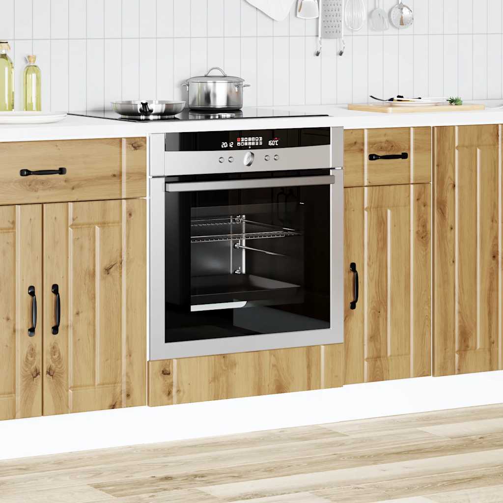 ντουλάπι φούρνου  "Lucca" Artisan Oak Engineered Wood