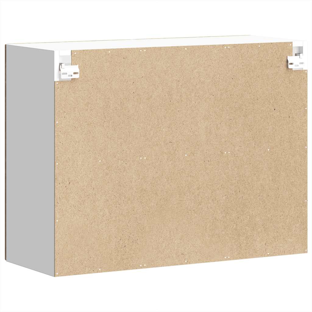 ντουλάπι τοίχου κουζίνας με γυάλινη πόρτα "Lucca" Παλιό ξύλο