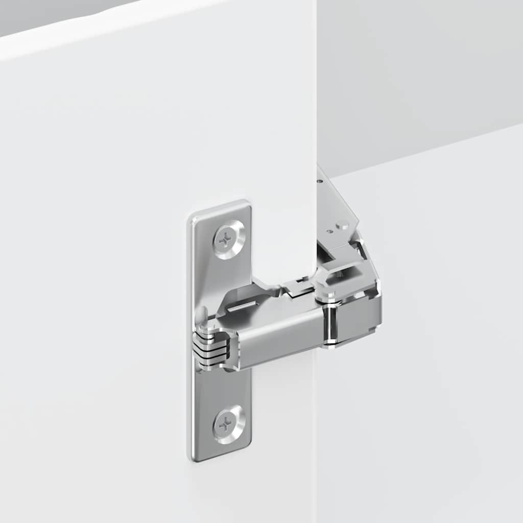 Γωνιακό ντουλάπι τοίχου κουζίνας "Lucca" High Gloss White - Pakobazaar