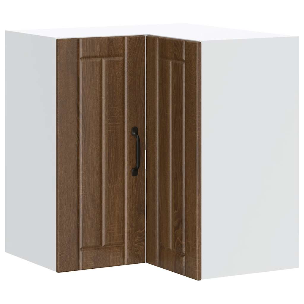 γωνιακό ντουλάπι κουζίνας τοίχου "Lucca" καφέ δρυς