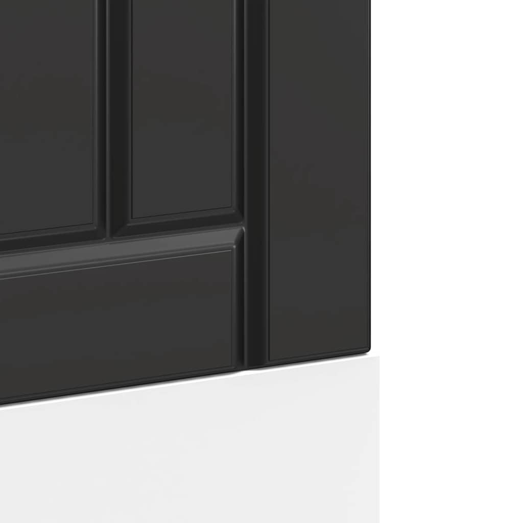 Πίνακας πλυντηρίου πιάτων Lucca Μαύρο μηχανουργικό ξύλο