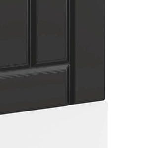 Πίνακας πλυντηρίου πιάτων Lucca Μαύρο μηχανουργικό ξύλο