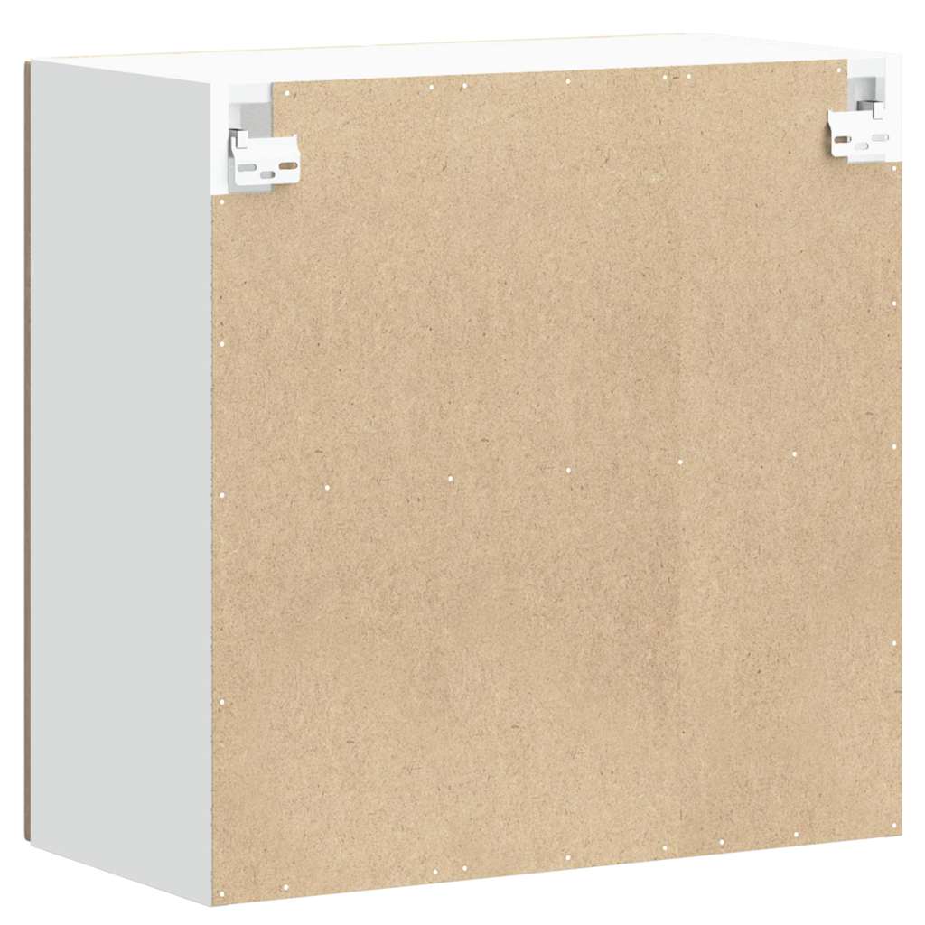 Ντουλάπι Κουζίνας με Γυάλινη Πόρτα "Lucca" από Τεχνητό Ξύλο Δρυός Sonoma - Pakobazaar