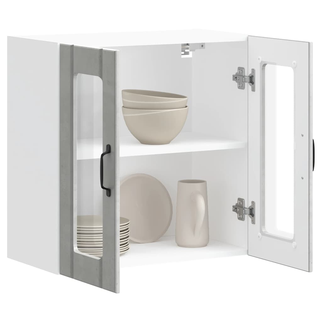 Ντουλάπι τοίχου κουζίνας με γυάλινη πόρτα "Lucca"