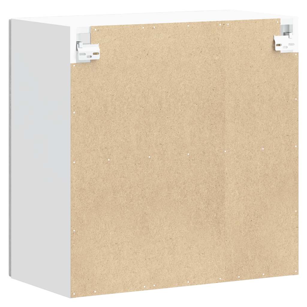 Ντουλάπι τοίχου κουζίνας με γυάλινη πόρτα "Lucca" Γκρι Sonoma