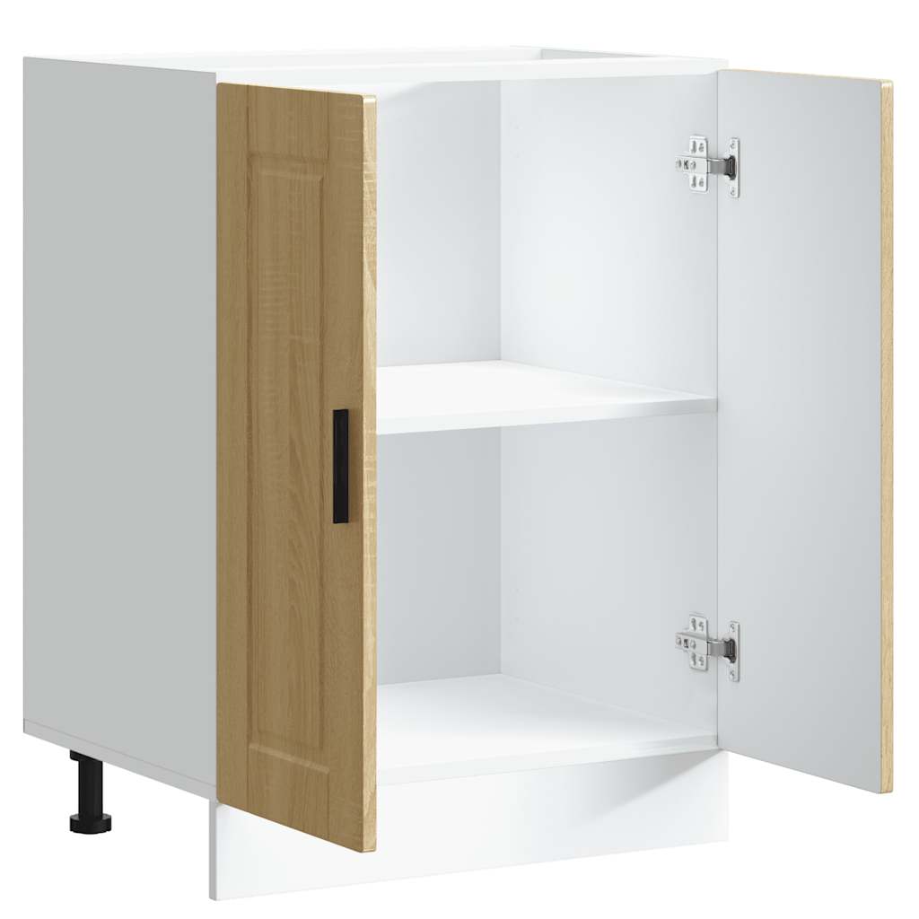 ντουλάπι βάσης κουζίνας Porto Δρυς sonoma κατασκευασμένο ξύλο - Pakobazaar