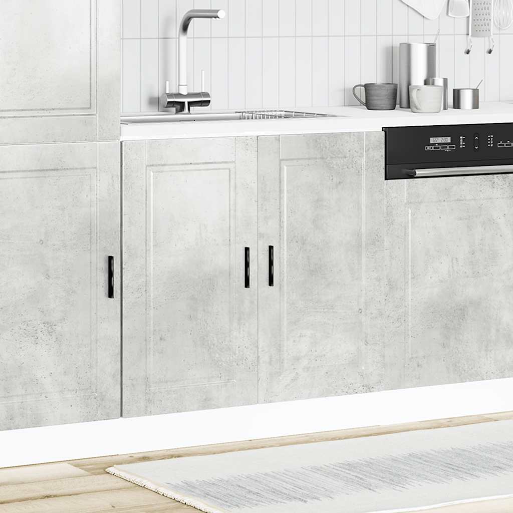 Ντουλάπι βάσης νεροχύτη Porto Γκρι μπετόν 80x46x81,5 cm - Pakobazaar