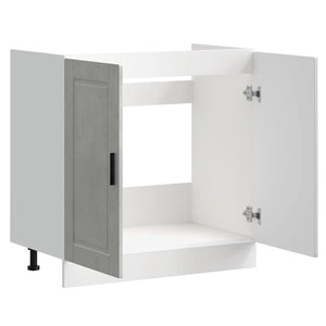 Ντουλάπι βάσης νεροχύτη Porto Γκρι μπετόν 80x46x81,5 cm - Pakobazaar