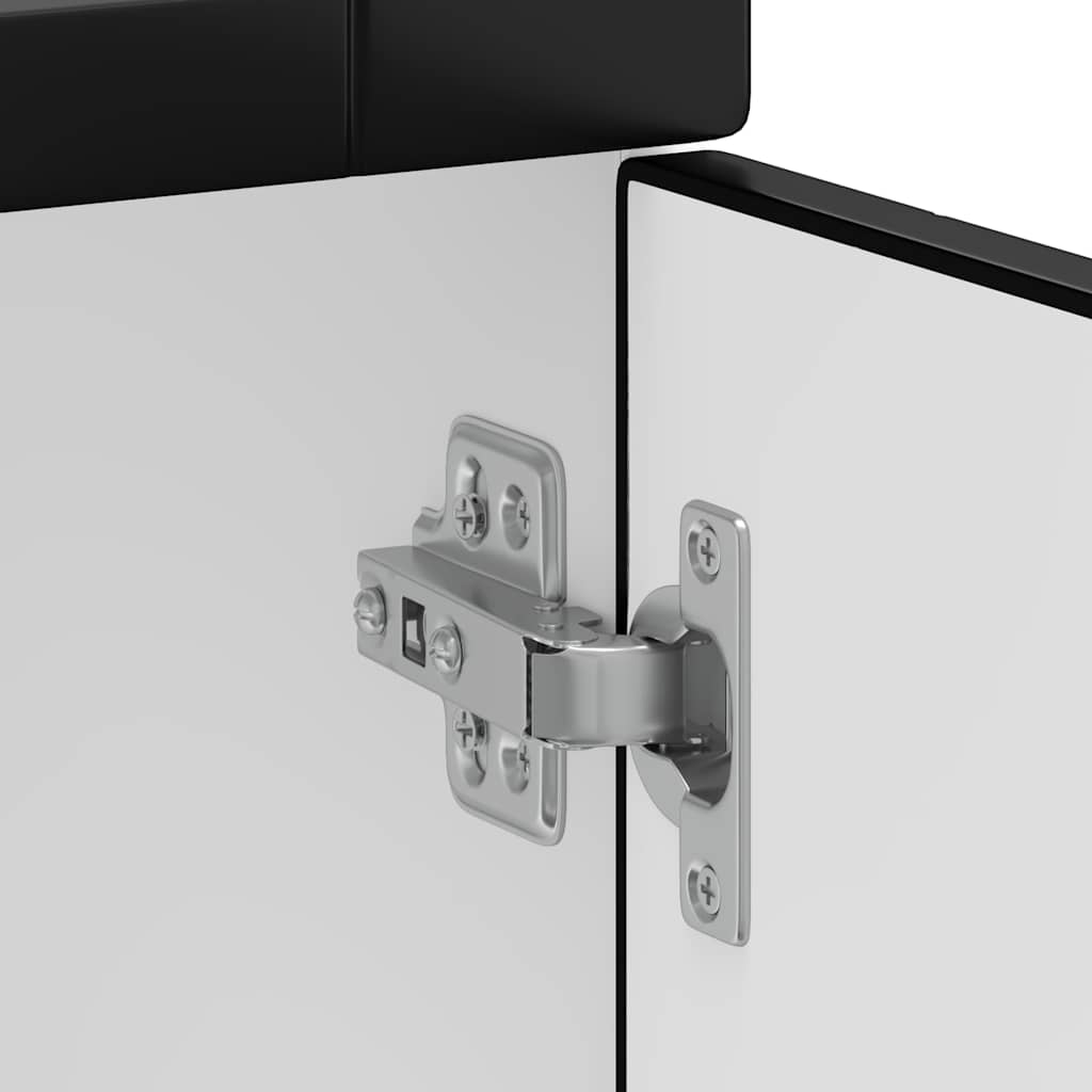 ντουλάπι βάσης κουζίνας Porto Μαύρο κατασκευασμένο ξύλο