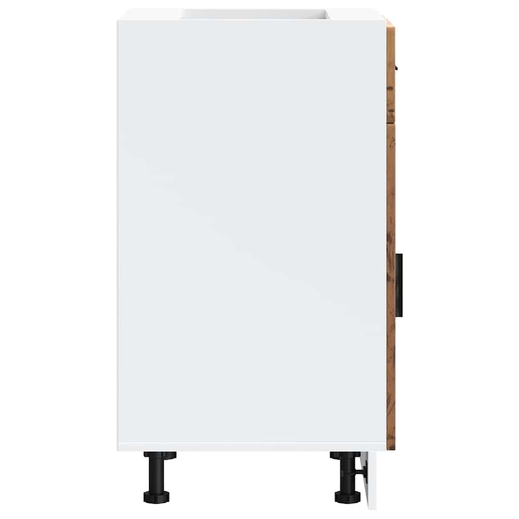 ντουλάπι βάσης κουζίνας Porto Παλαιό ξύλο κατασκευασμένο ξύλο