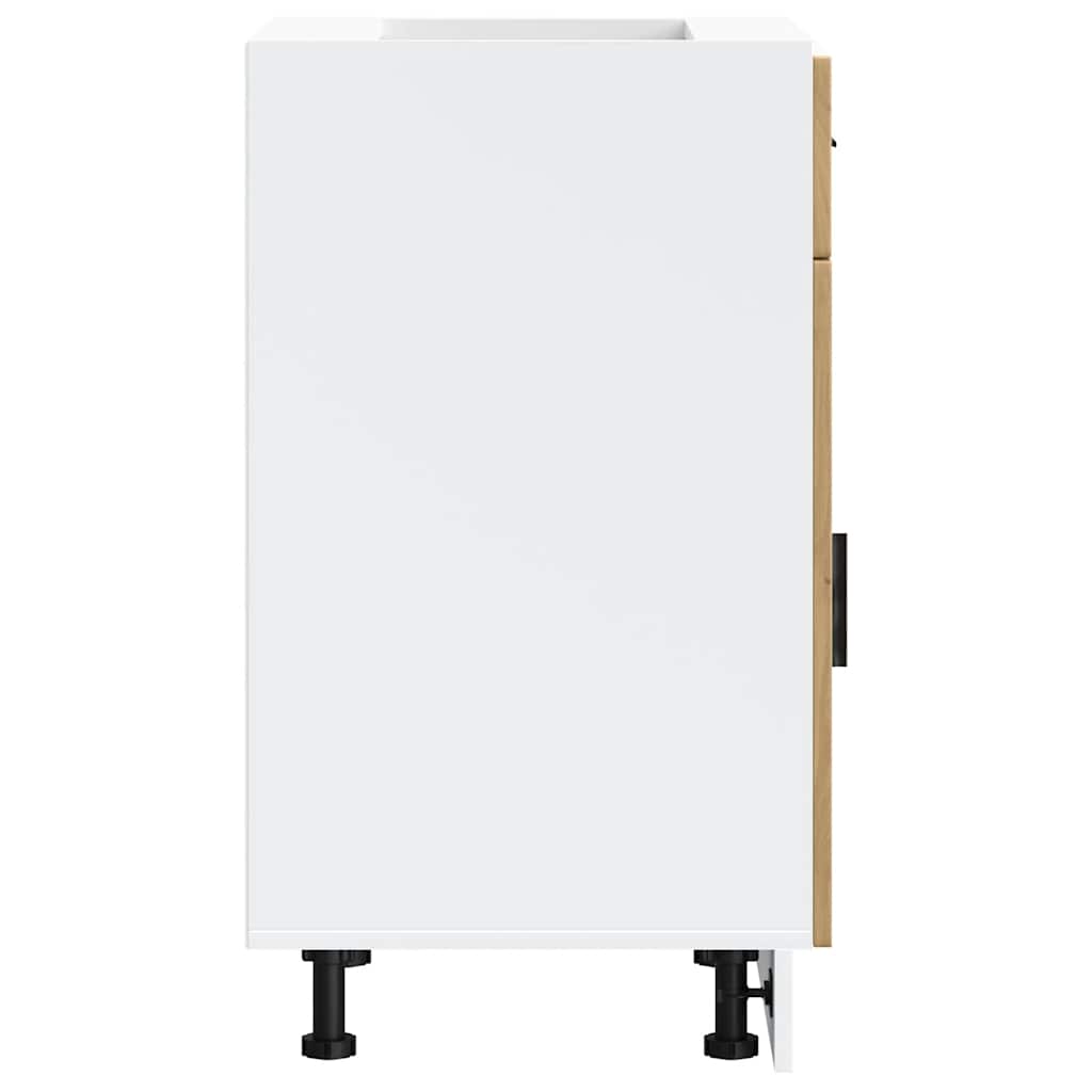 ντουλάπι βάσης κουζίνας Porto Δρυς τεχνίτης κατασκευασμένο ξύλο