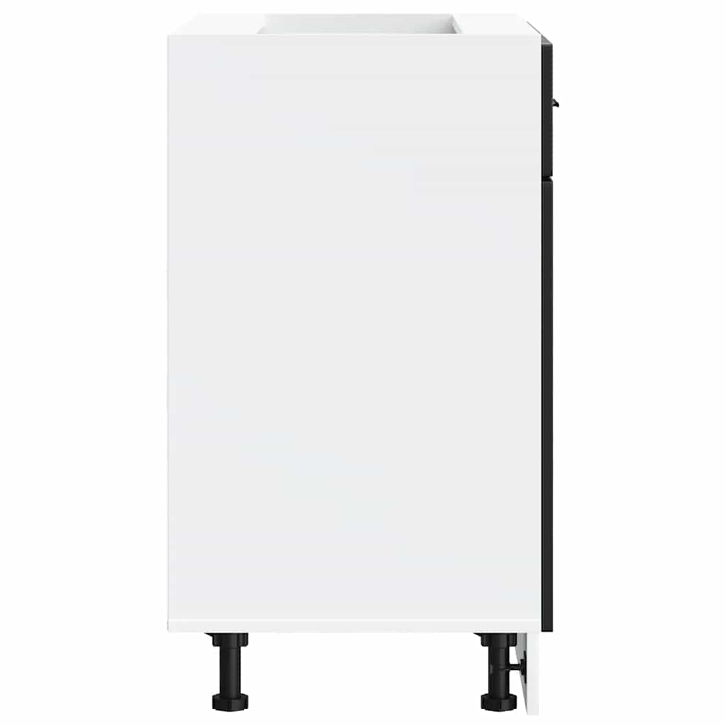 ντουλάπι βάσης κουζίνας Porto Μαύρο κατασκευασμένο ξύλο