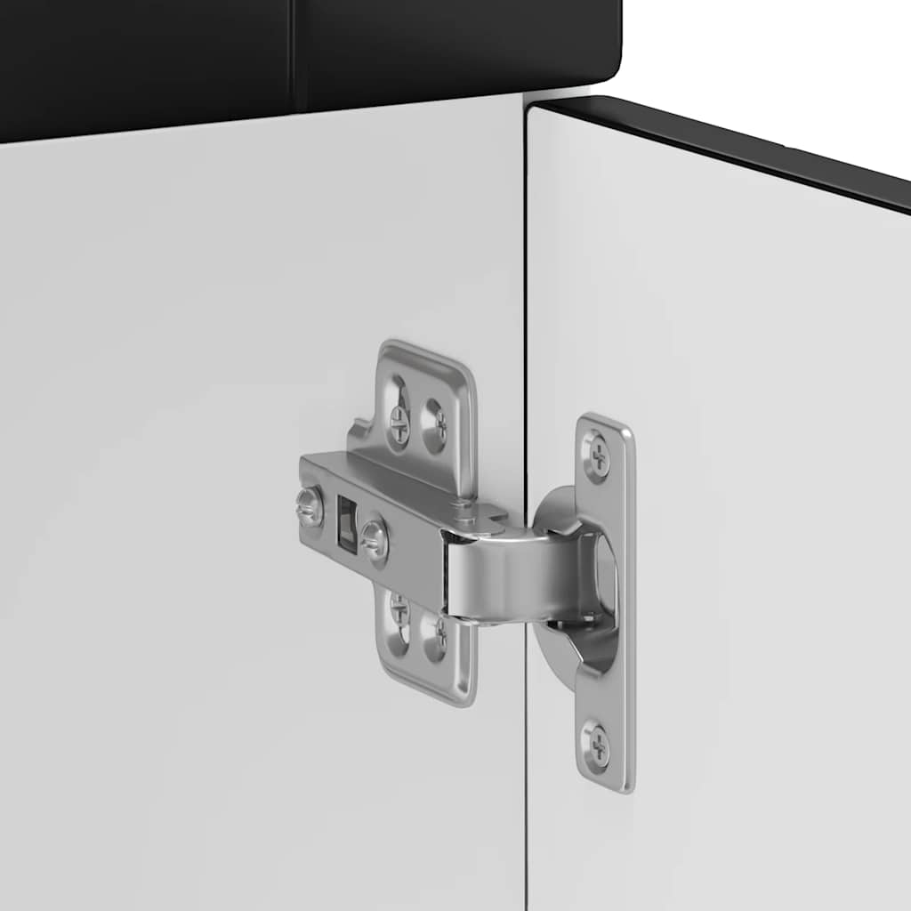 ντουλάπι βάσης κουζίνας Porto Μαύρο κατασκευασμένο ξύλο