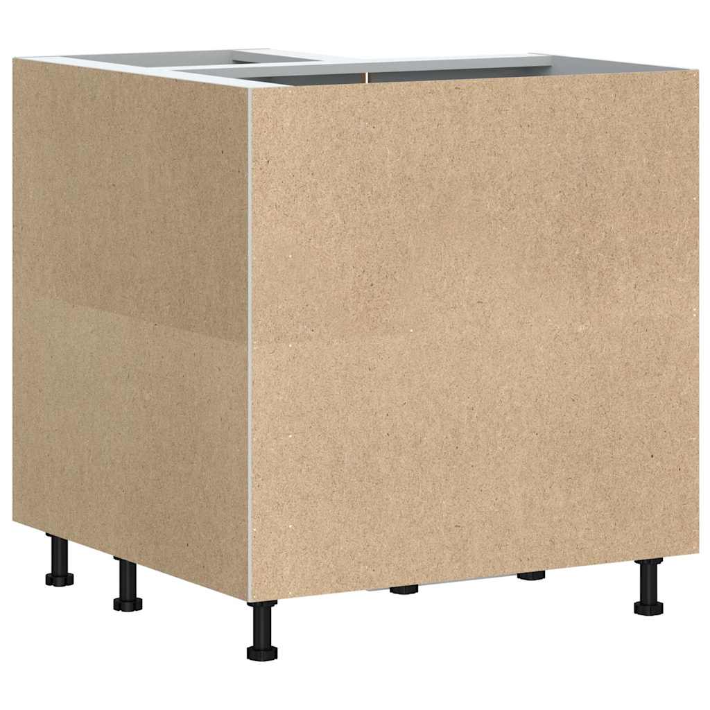 Γωνιακό ντουλάπι βάσης κουζίνας Porto Μαύρο Επεξεργασμένο Ξύλο - Pakobazaar