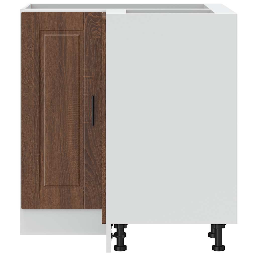 Γωνιακό ντουλάπι βάσης κουζίνας Porto Καφέ Δρυς Επεξ. Ξύλο