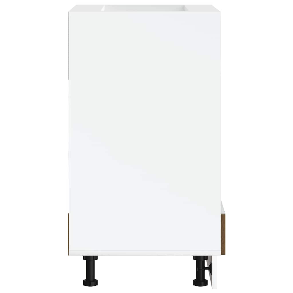 Ντουλάπι φούρνου Porto Καφέ Δρυς Επεξεργασμένο ξύλο