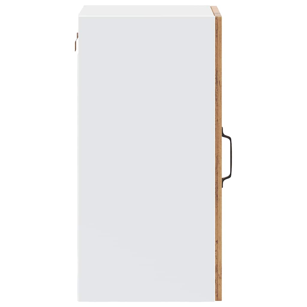 Ντουλάπι τοίχου κουζίνας με γυάλινη πόρτα Porto Παλιό ξύλο