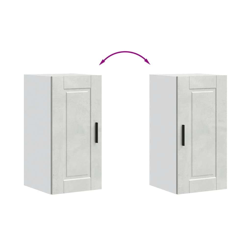 ντουλάπι τοίχου κουζίνας "Porto" Σκυρόδεμα Γκρι - Pakobazaar