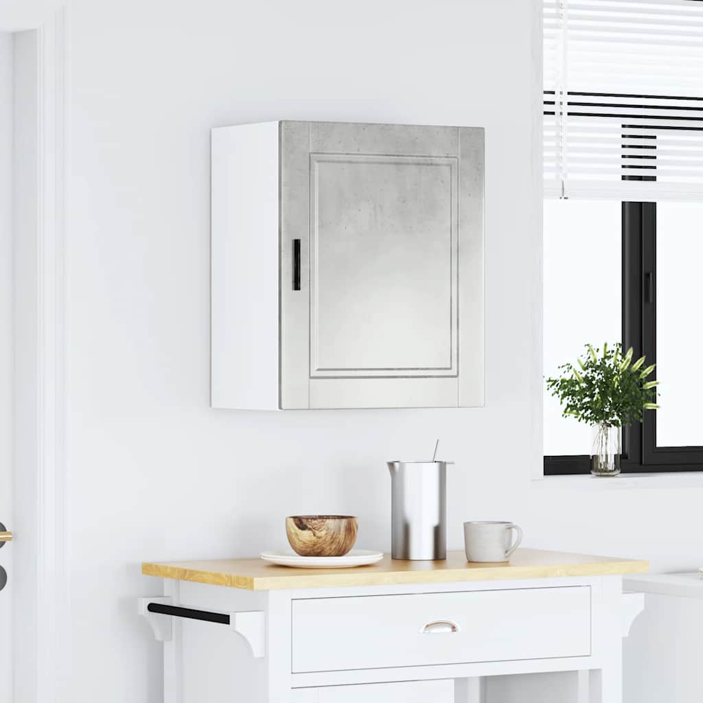 ντουλάπι τοίχου κουζίνας "Porto" Σκυρόδεμα Γκρι - Pakobazaar