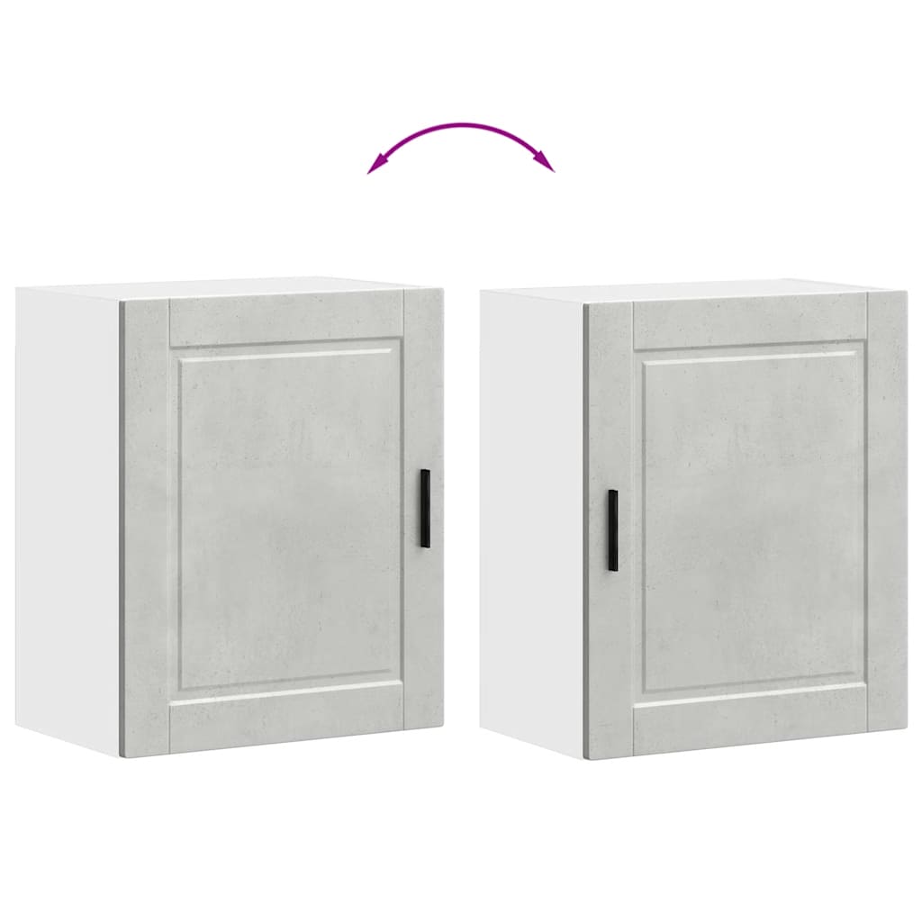 ντουλάπι τοίχου κουζίνας "Porto" Σκυρόδεμα Γκρι - Pakobazaar