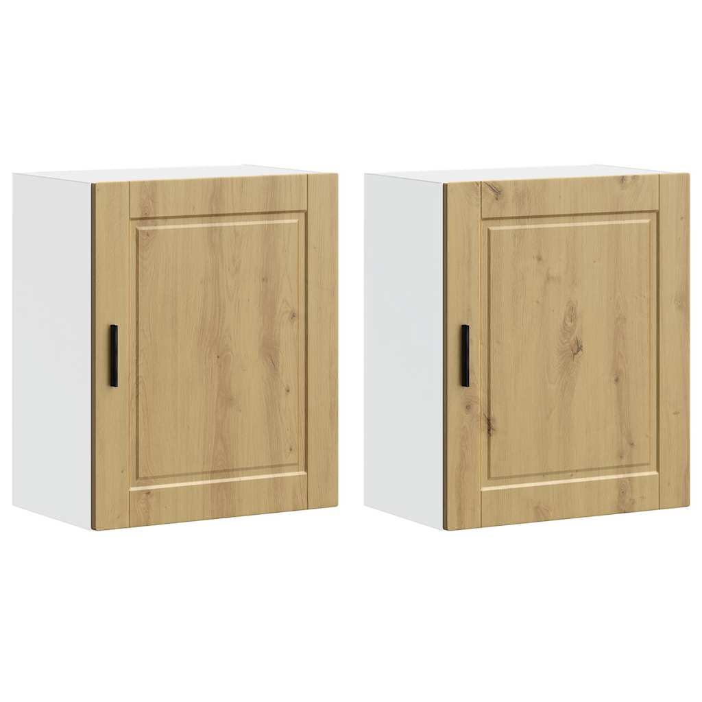 ντουλάπια τοίχου κουζίνας 2 τεμάχια "Porto" Artisan Oak