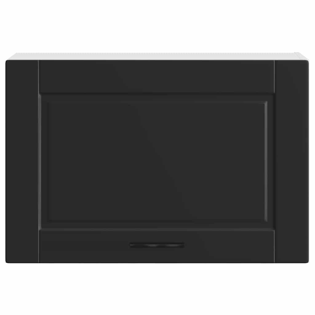 ντουλάπι τοίχου κουζίνας "Porto" Μαύρο μηχανουργικό ξύλο