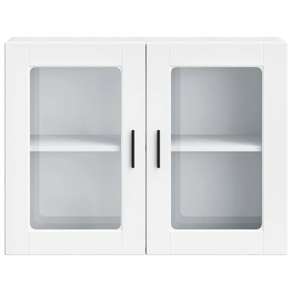 Ντουλάπι τοίχου κουζίνας με γυάλινη πόρτα Porto Λευκό - Pakobazaar