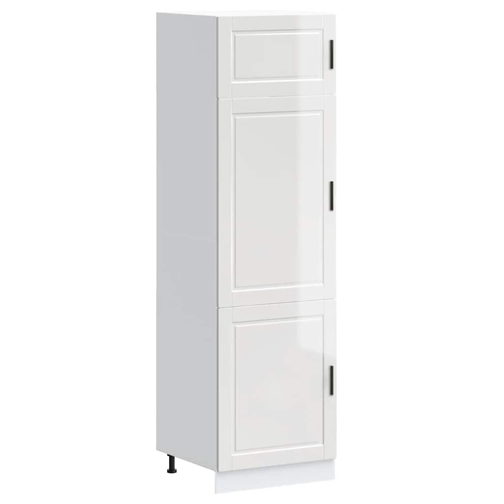 Ντουλάπι κουζίνας Porto Γυαλ. Λευκό Επεξεργασμένο Ξύλο