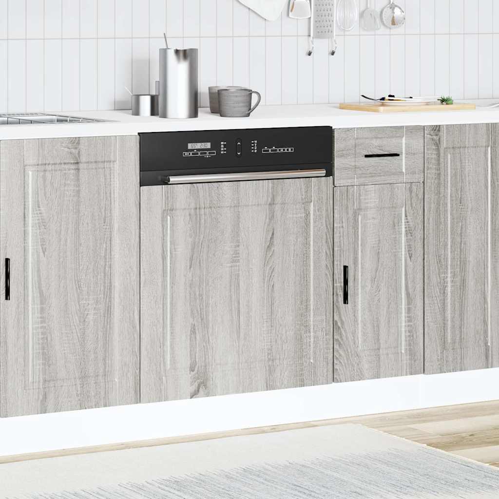 Πίνακας πλυντηρίου πιάτων Porto Γκρι Sonoma 60x1,5x67 εκ. - Pakobazaar