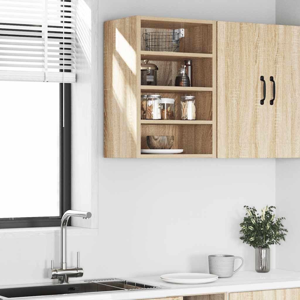 Κρεμαστό Ντουλάπι "Riga" Ξύλο Sonoma Δρυς 40x29,5x60 εκ. από Τεχνητό Ξύλο - Pakobazaar