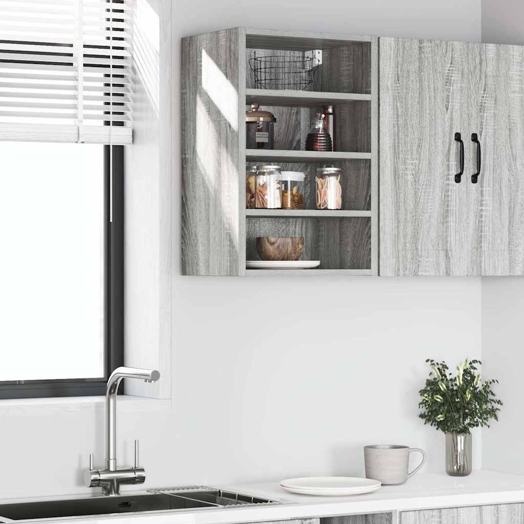 Κρεμαστό Ντουλάπι "Riga" Γκρι Sonoma 40x29,5x60 εκ. από Τεχνητό Ξύλο