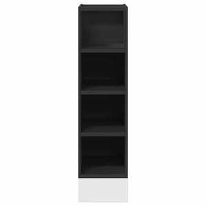 Ντουλάπι "Riga" Μαύρο 20x44,5x81,5 εκ. από Τεχνητό Ξύλο