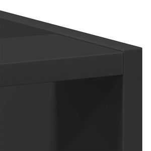 Ντουλάπι "Riga" Μαύρο 40x44,5x81,5 εκ. από Τεχνητό Ξύλο