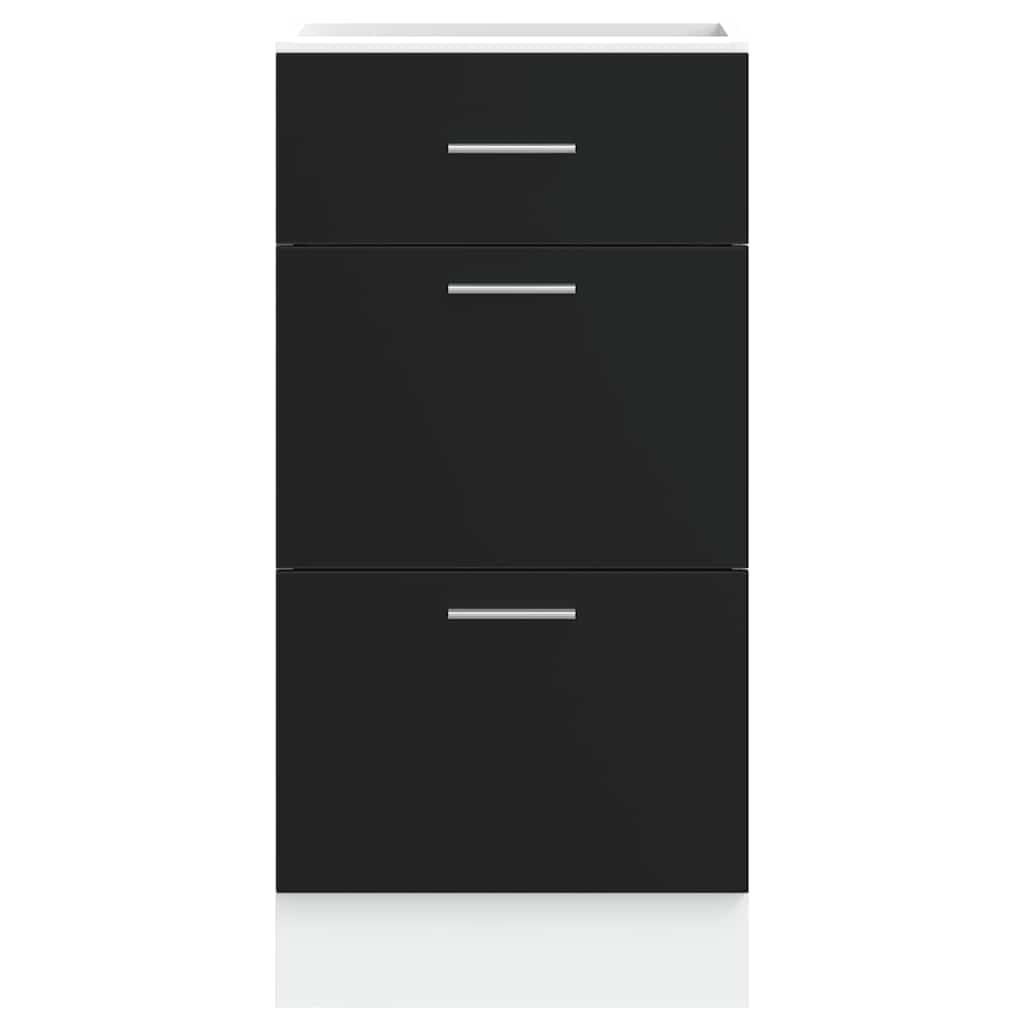 Ντουλάπι "Lyon" Μαύρο 40x46x81,5 εκ. από Τεχνητό Ξύλο - Pakobazaar