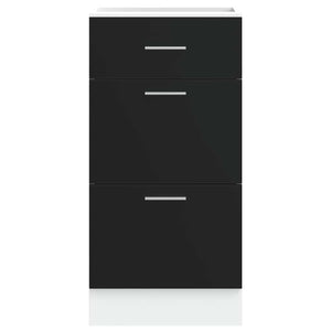 Ντουλάπι "Lyon" Μαύρο 40x46x81,5 εκ. από Τεχνητό Ξύλο - Pakobazaar