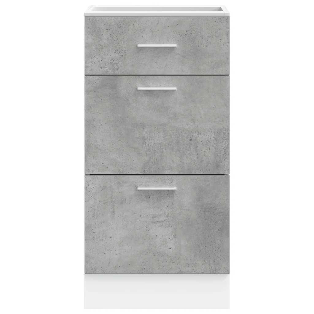 Ντουλάπι "Lyon" Γκρι από Σκυρόδεμα 40x46x81,5 εκ. από Τεχνητό Ξύλο - Pakobazaar
