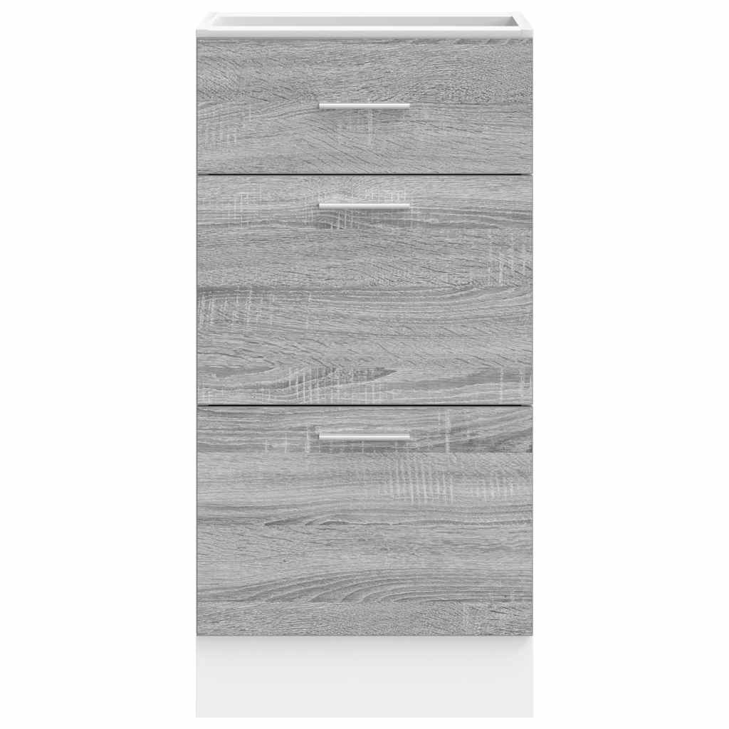 Ντουλάπι "Lyon" Γκρι Sonoma 40x46x81,5 εκ. από Τεχνητό Ξύλο