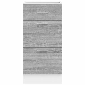 Ντουλάπι "Lyon" Γκρι Sonoma 40x46x81,5 εκ. από Τεχνητό Ξύλο