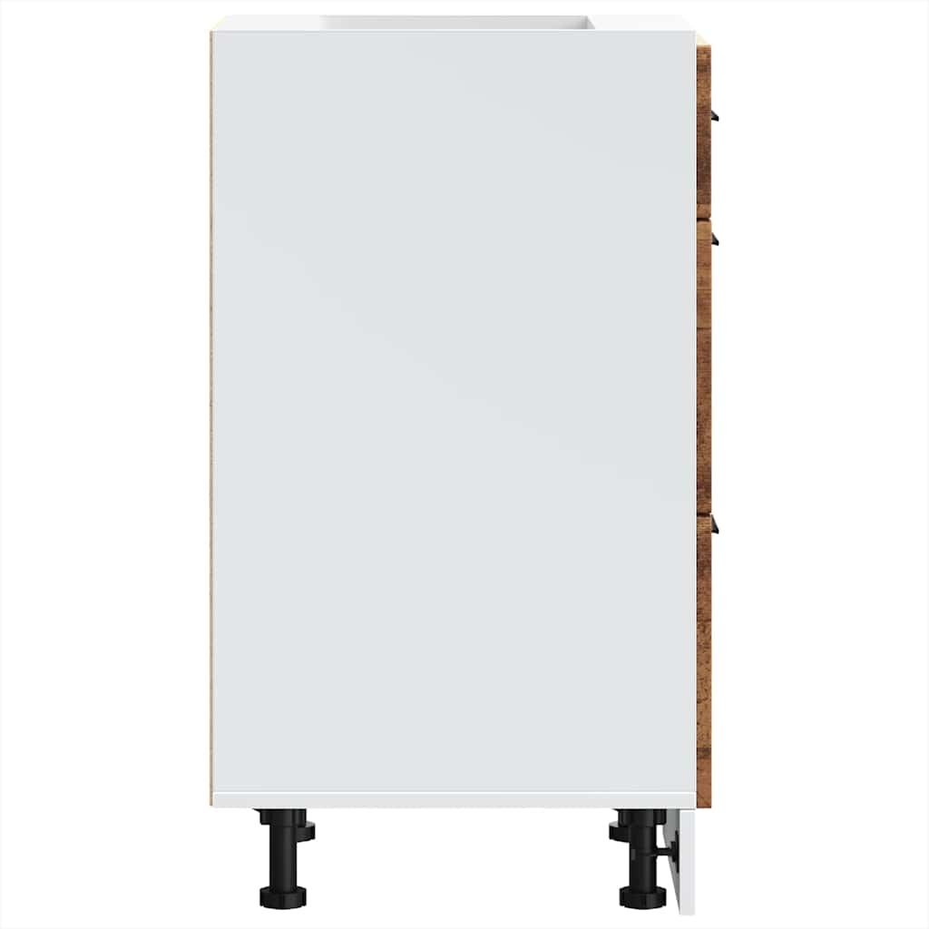 ντουλάπι βάσης κουζίνας Porto Παλαιό ξύλο κατασκευασμένο ξύλο