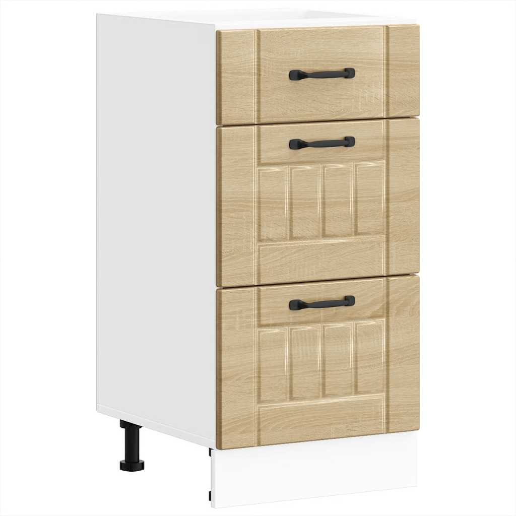 ντουλάπι βάσης κουζίνας Lucca Δρυς sonoma κατασκευασμένο ξύλο