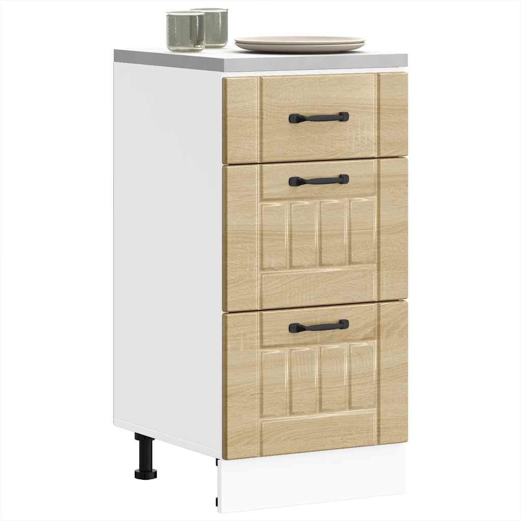 ντουλάπι βάσης κουζίνας Lucca Δρυς sonoma κατασκευασμένο ξύλο