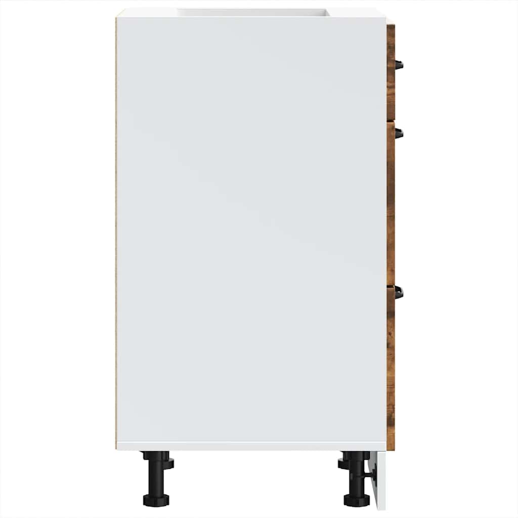 ντουλάπι βάσης κουζίνας Kalmar Καπνιστή δρυς Επεξεργασμένο Ξύλο