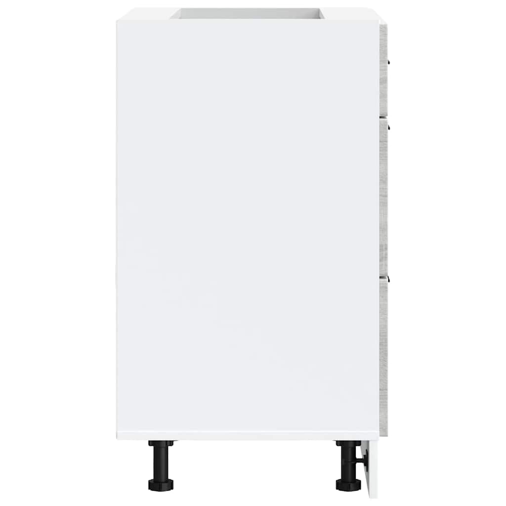 ντουλάπι βάσης κουζίνας Porto Γκρίζο Σονόμα κατασκευασμένο ξύλο - Pakobazaar