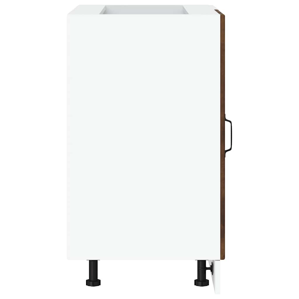 Βάση Νιπτήρα "Lyon" από Καπνιστή Δρυ με Τεχνητή Δρύ - Pakobazaar