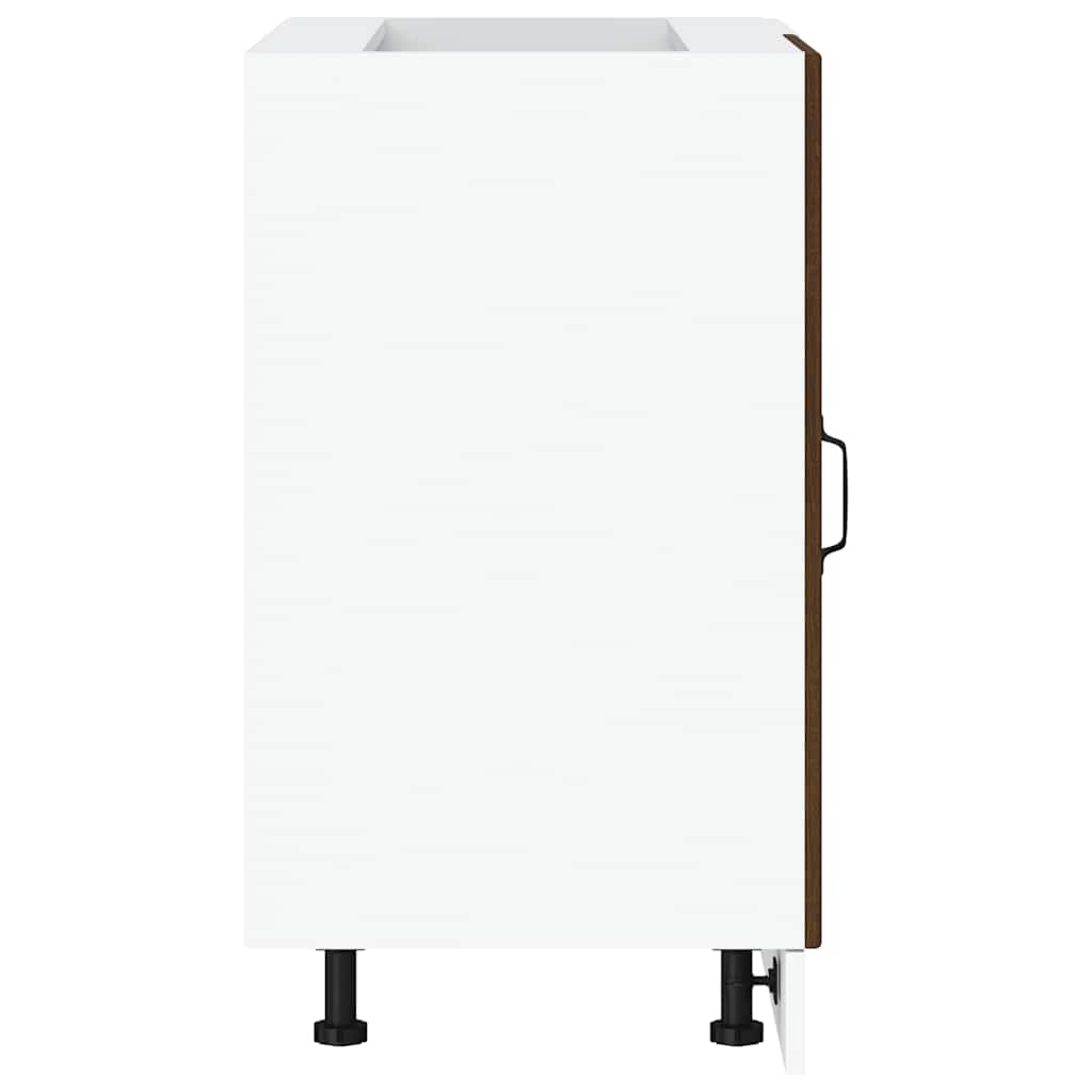 Βάση Νιπτήρα "Lyon" Καφέ Δρυς από Τεχνητό Ξύλο